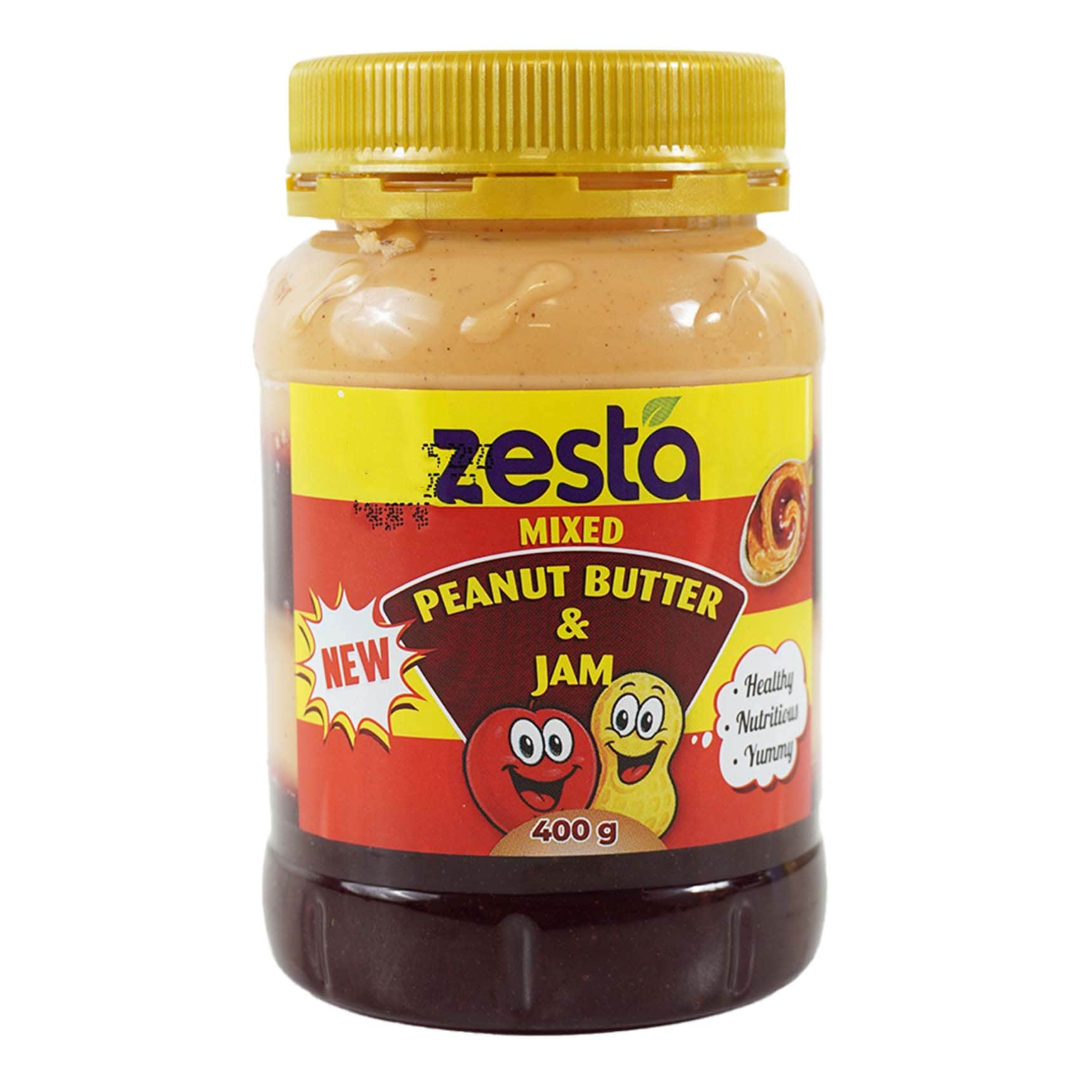 ZESTA PEANUT BUTTER N JAM 400G
